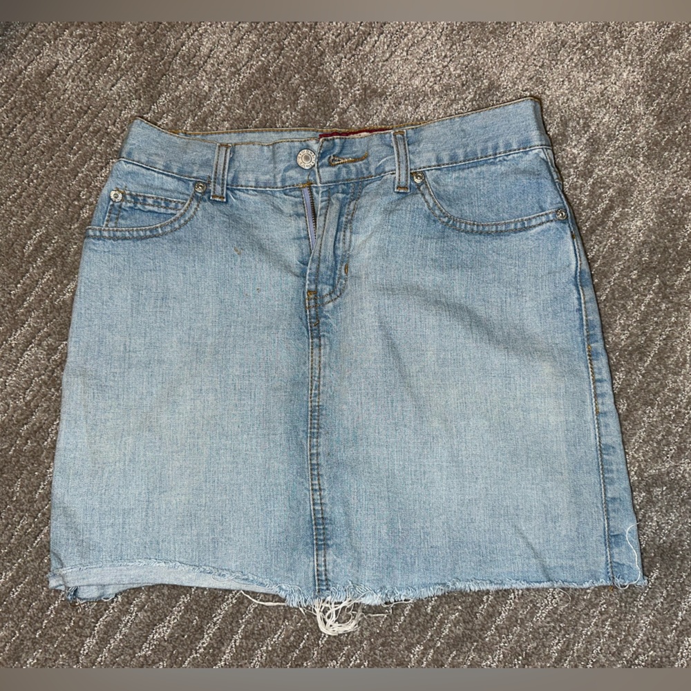 Vintage Mini Jean Skirt